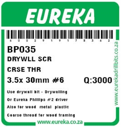BP035 - Drywall Screw -BP035_label_T